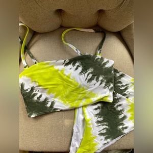 Aerie Tye-Dye Bikini SMALL Top/MED Bottom